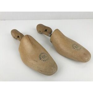 VTG Marke Salamander Cedar Wood Metal Shoe Trees Stretchers Men's Size 5-8